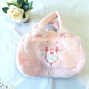 Cute Pink Bear Plush Handbag